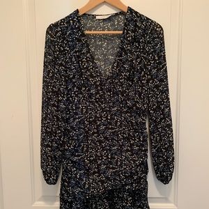 Floral Dress with Ruffles